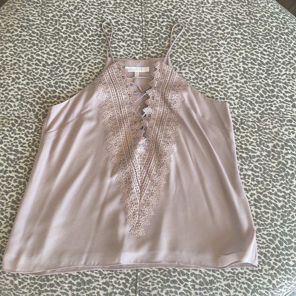 Wayf lace tank top